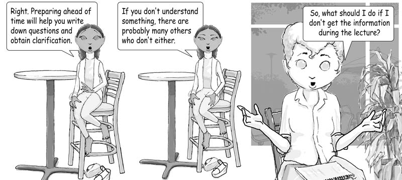 Cartoon of Brian, Heather, and Deena talking. Read the dialog above the cartoon.